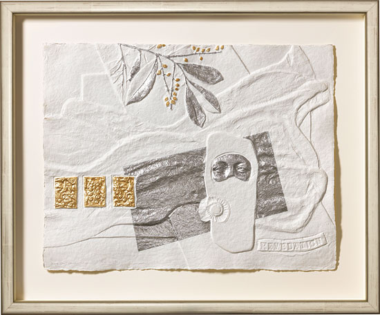 Aleg On: Bild ‚Composition IV‘, gerahmt