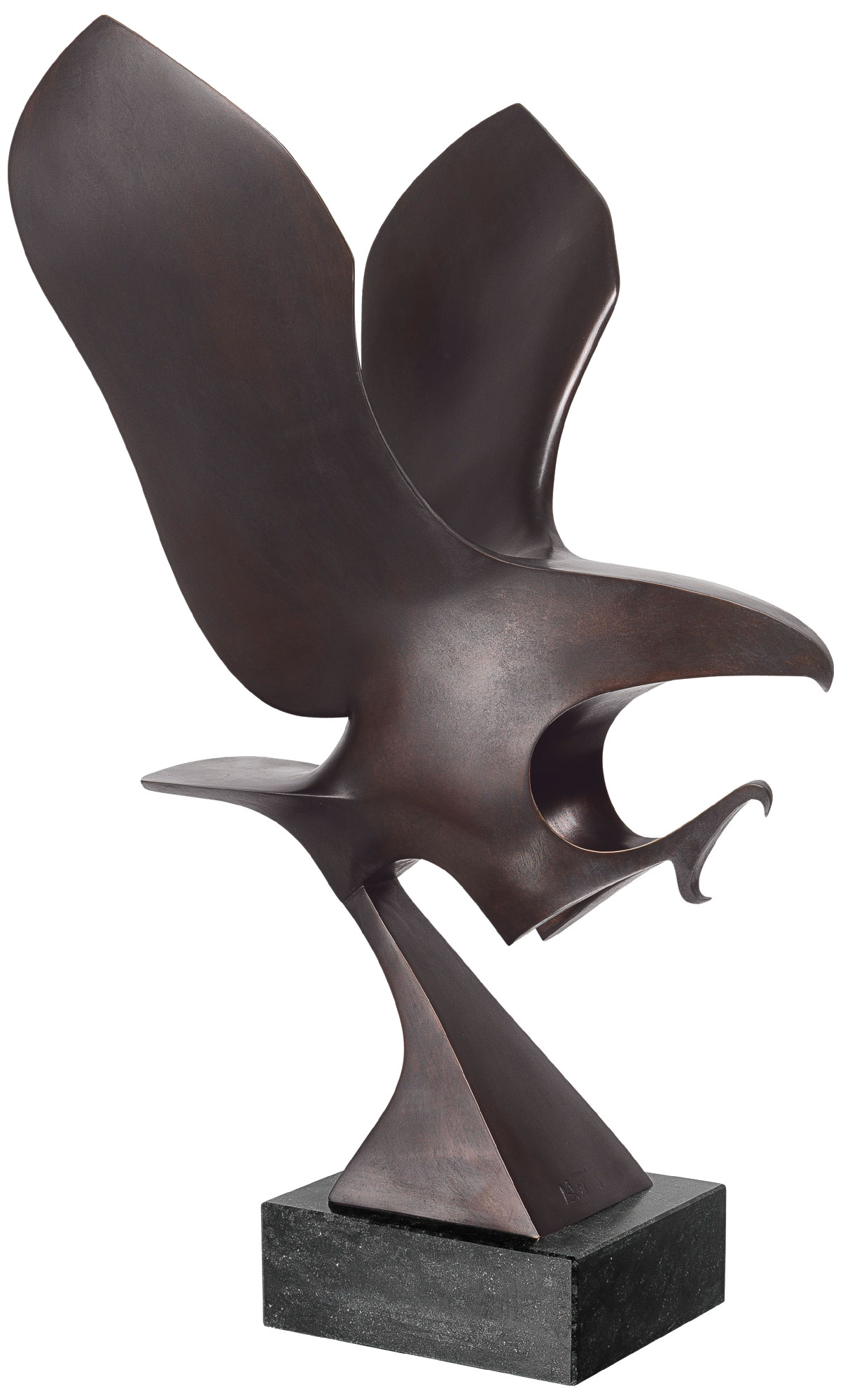 SIME: Skulptur ‚Eleganz (Adler)‘, Bronze