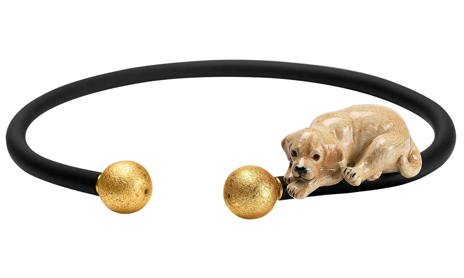 Anna Mütz: Collier ‚Hund‘, Schmuck