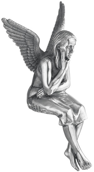 Ottmar Hörl: Skulptur ‚Schutzengel‘, Version versilbert (ohne Sockel)