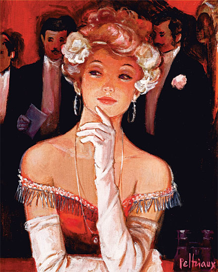 Bernard Peltriaux: Bild ‚Opera Nr. 75‘, auf Keilrahmen