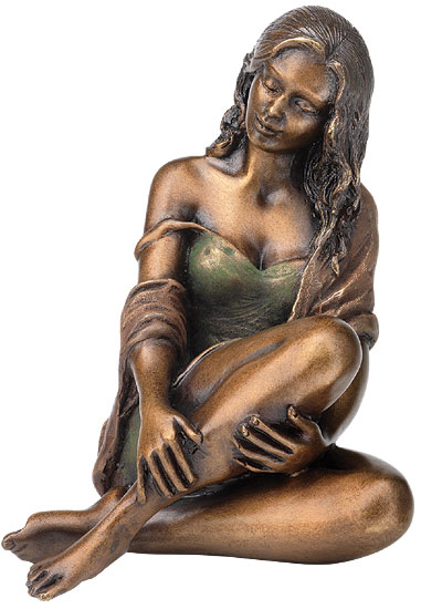 Manel Vidal: Skulptur ‚Mar‘, Bronze