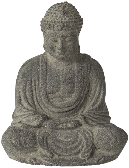 *NEU*: Deko-Figur “Buddhakopf” aus Steinguss, Antik-Finish (Kopie)