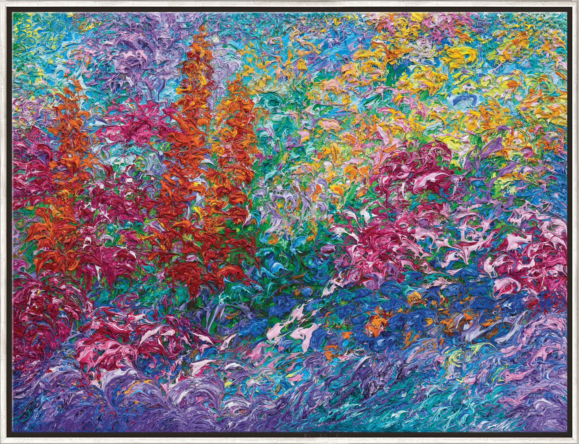 Ansgar Skiba: Bild ‚Garten II‘, gerahmt
