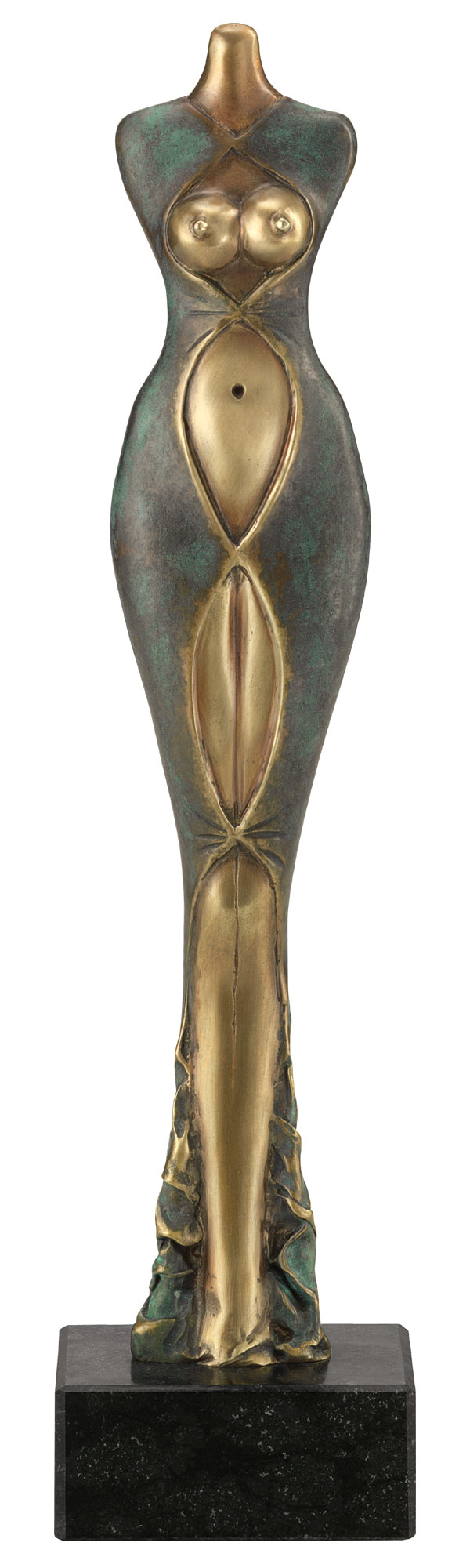 Michael Becker: Skulptur ‚Das Model‘, Bronze