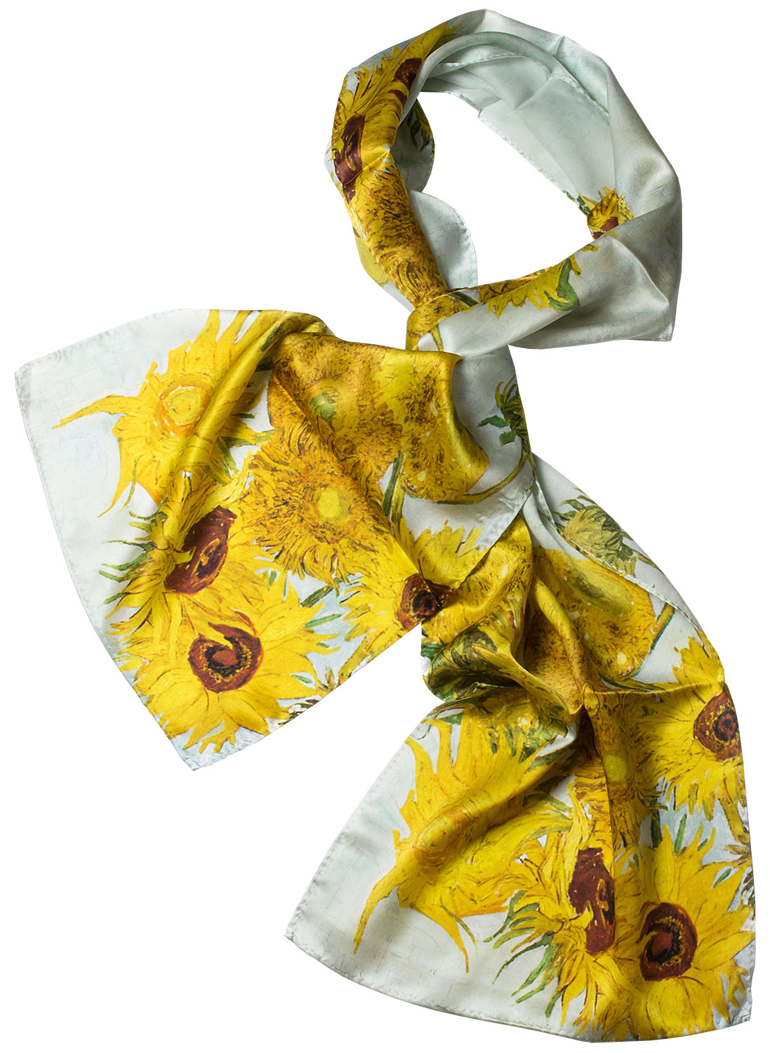 Seidenschal ‚Sonnenblumen‘ – nach Vincent van Gogh