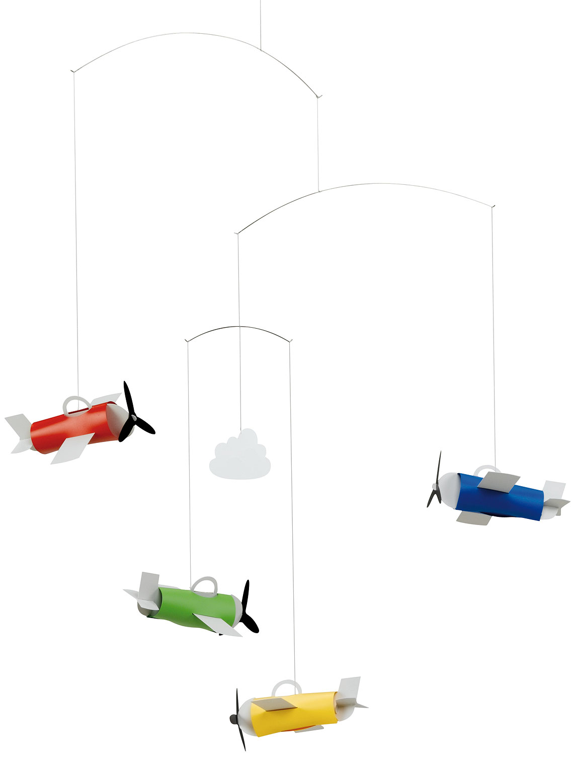 Flensted Mobilés: Decken-Mobile ‚Flugzeuge‘