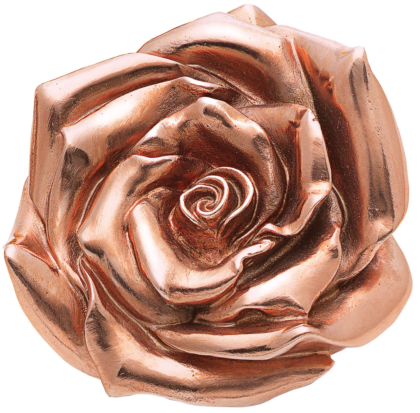 Ottmar Hörl: Skulptur ‚Rose‘ (2012), Version rosévergoldet