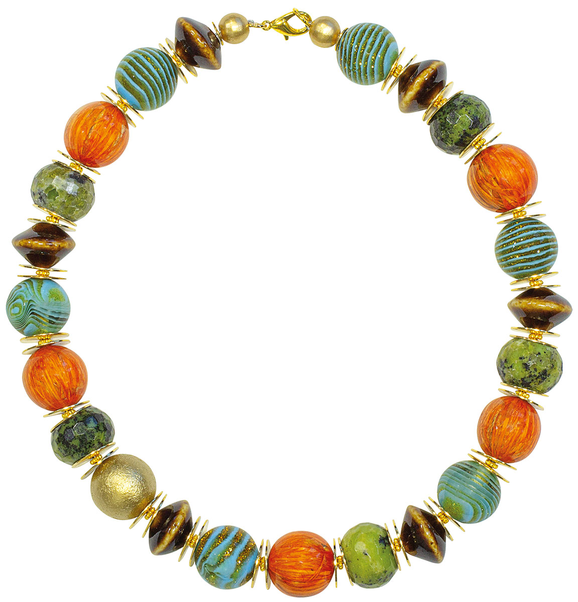 Anna Mütz: Collier ‚Indian Summer‘, Schmuck