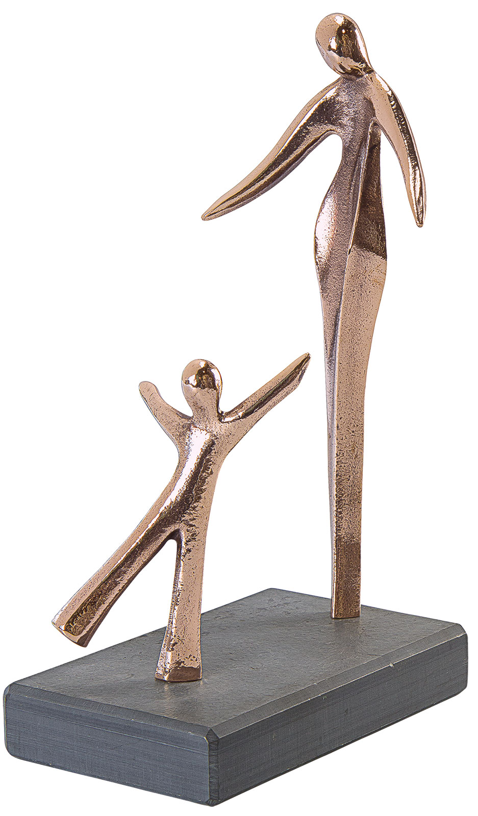 Bernardo Esposto: Skulptur ‚Erste Schritte‘, Bronze