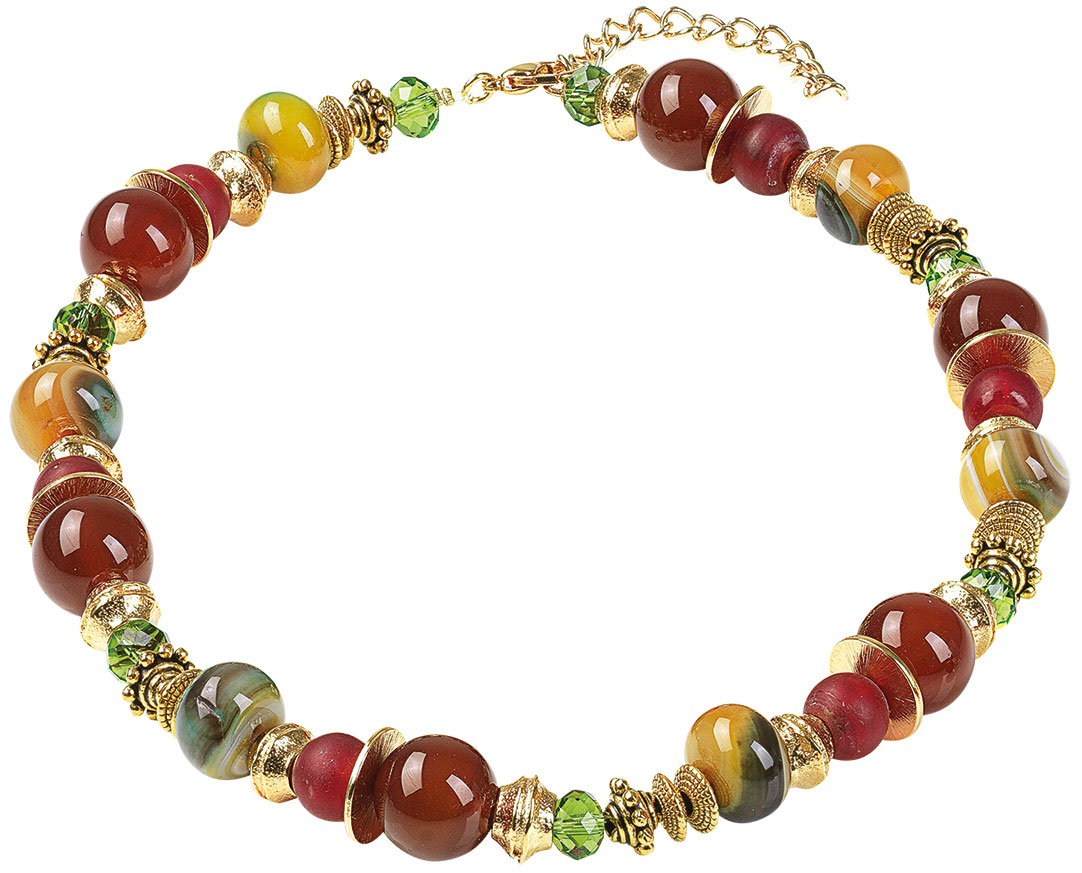 Petra Waszak: Collier ‚Wild Cherry‘, Schmuck