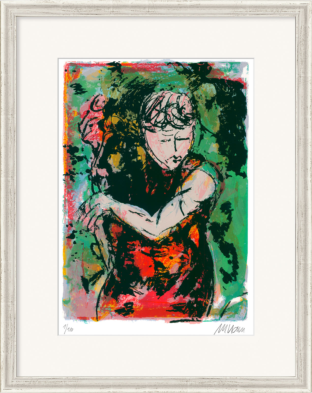 Armin Mueller-Stahl: Bild ‚Bühne frei‘ (2016), gerahmt