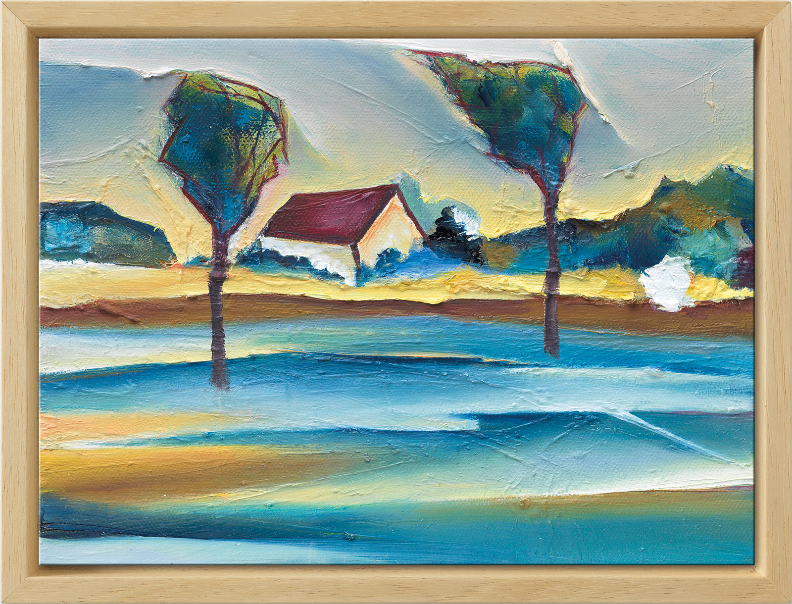 Christin Lutze: Bild ‚Nordische Impressionen II‘, gerahmt