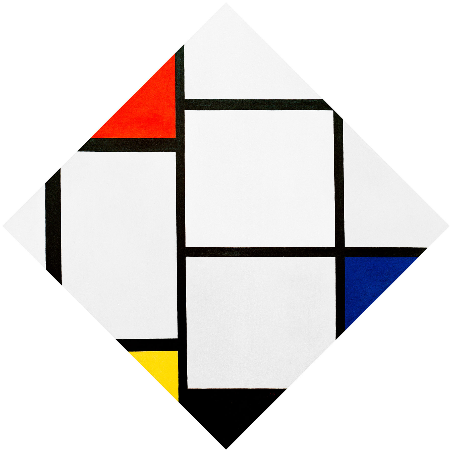 Piet Mondrian: Bild ‚Tableau Nr. IV‘
