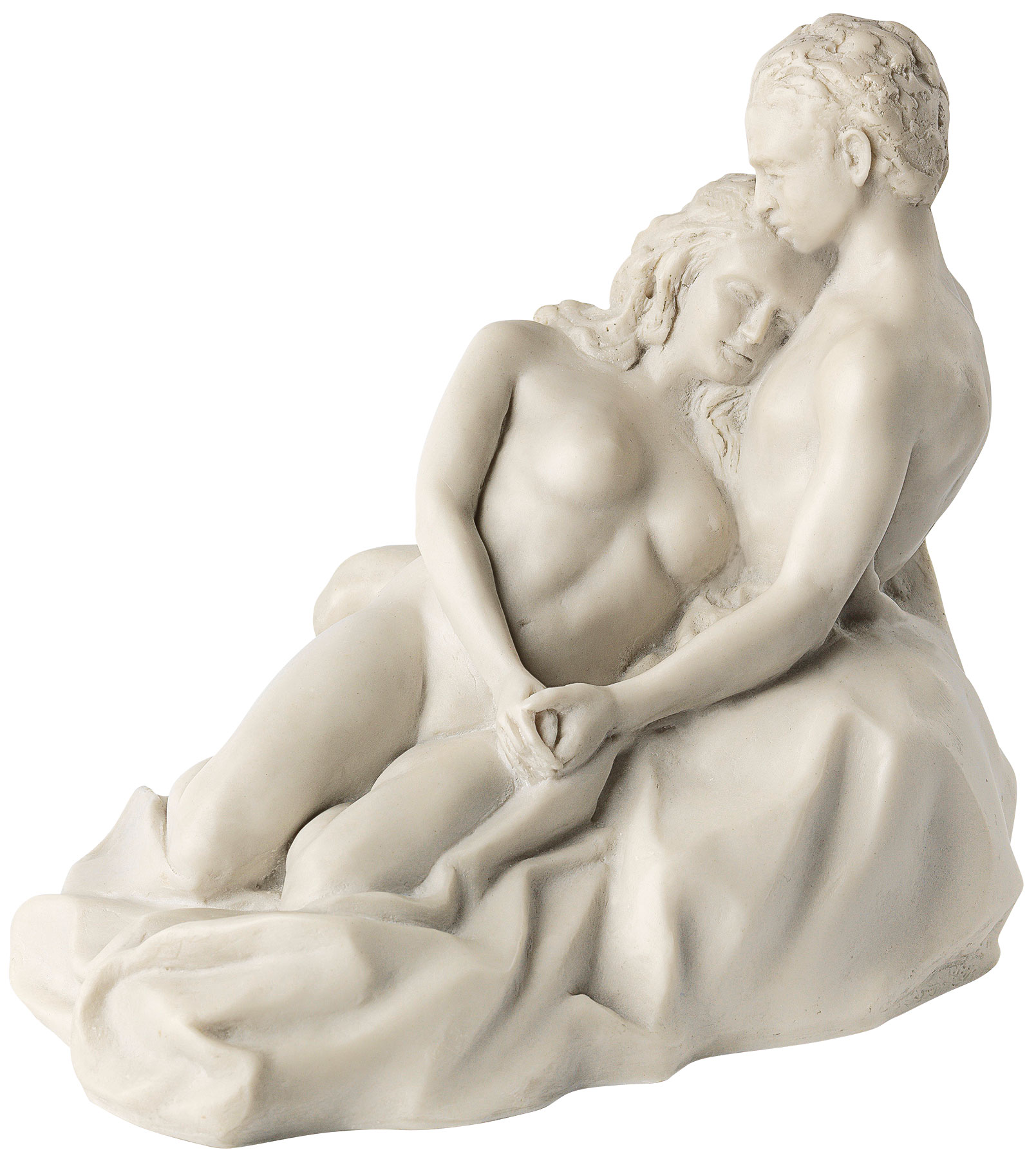 Kay: Skulptur ‚Liebespaar‘ (2017), Version in Kunstmarmor