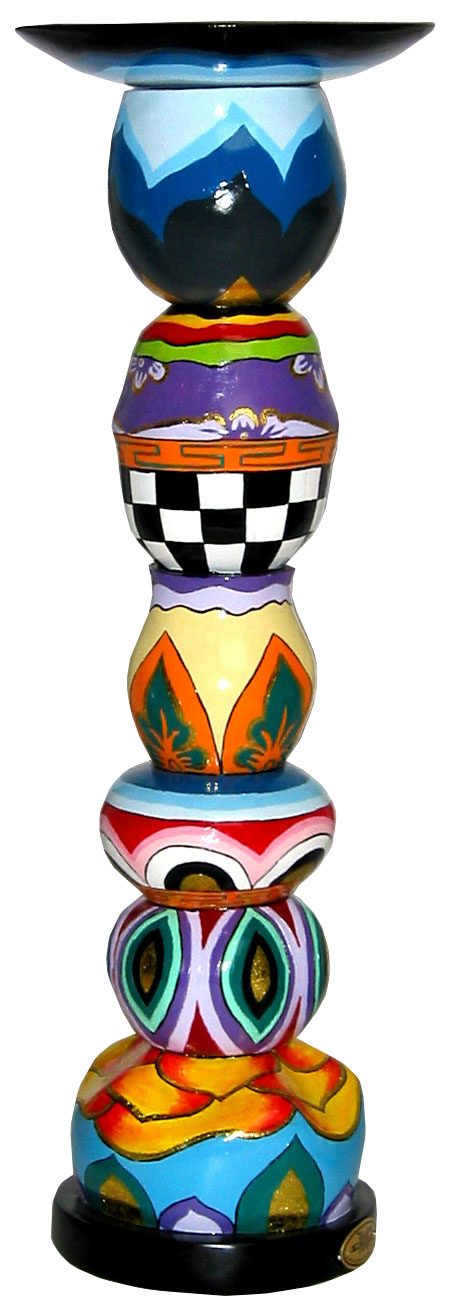Tom’s Drag: Kerzenleuchter rund (mittelgroße Version, Höhe 41 cm)