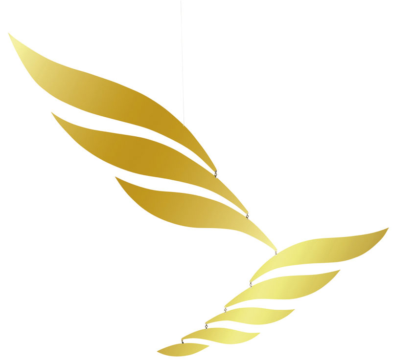 Flensted Mobilés: Decken-Mobile ‚Golden Rhythm‘