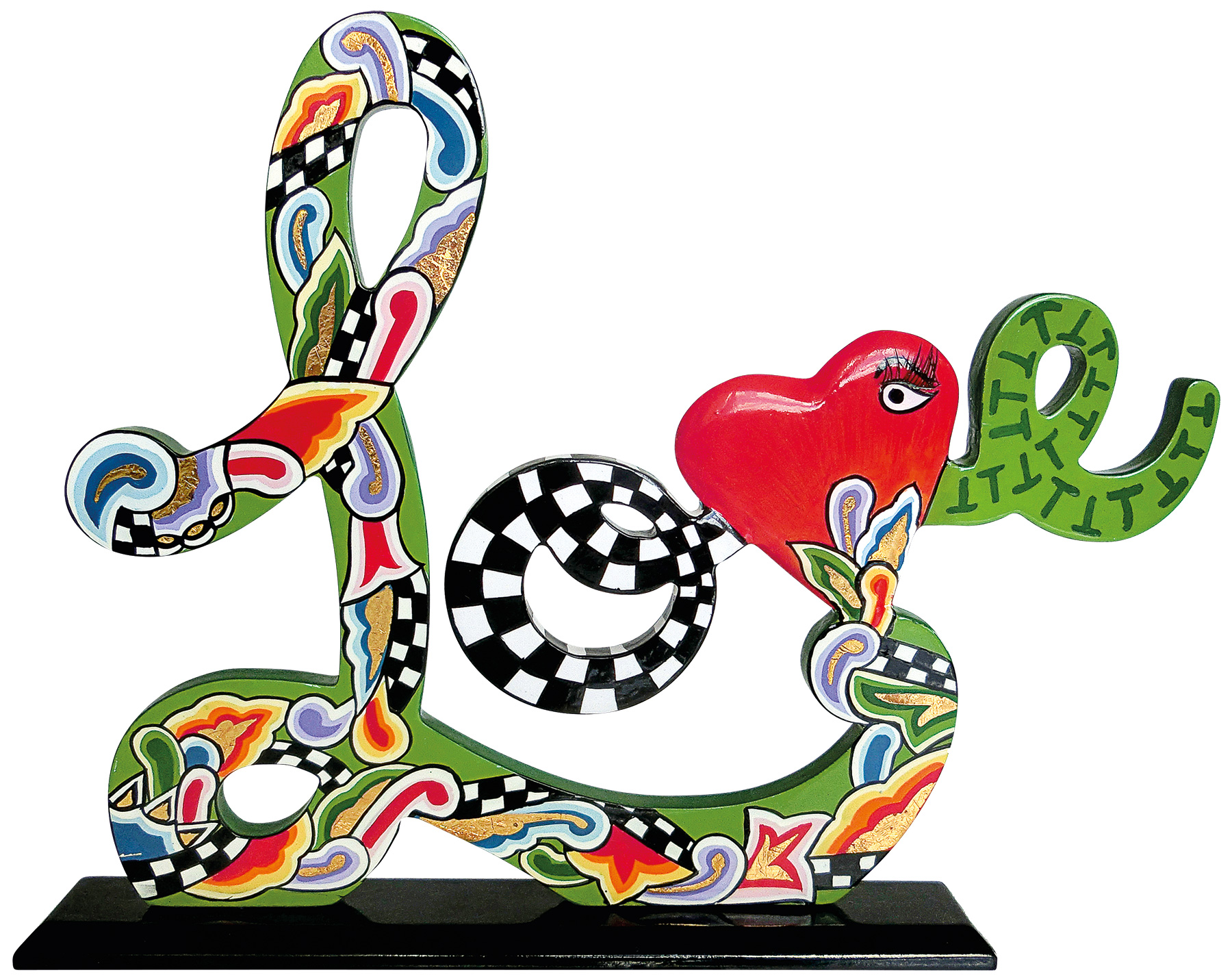 Tom’s Drag: Schriftzug-Skulptur ‚Love‘