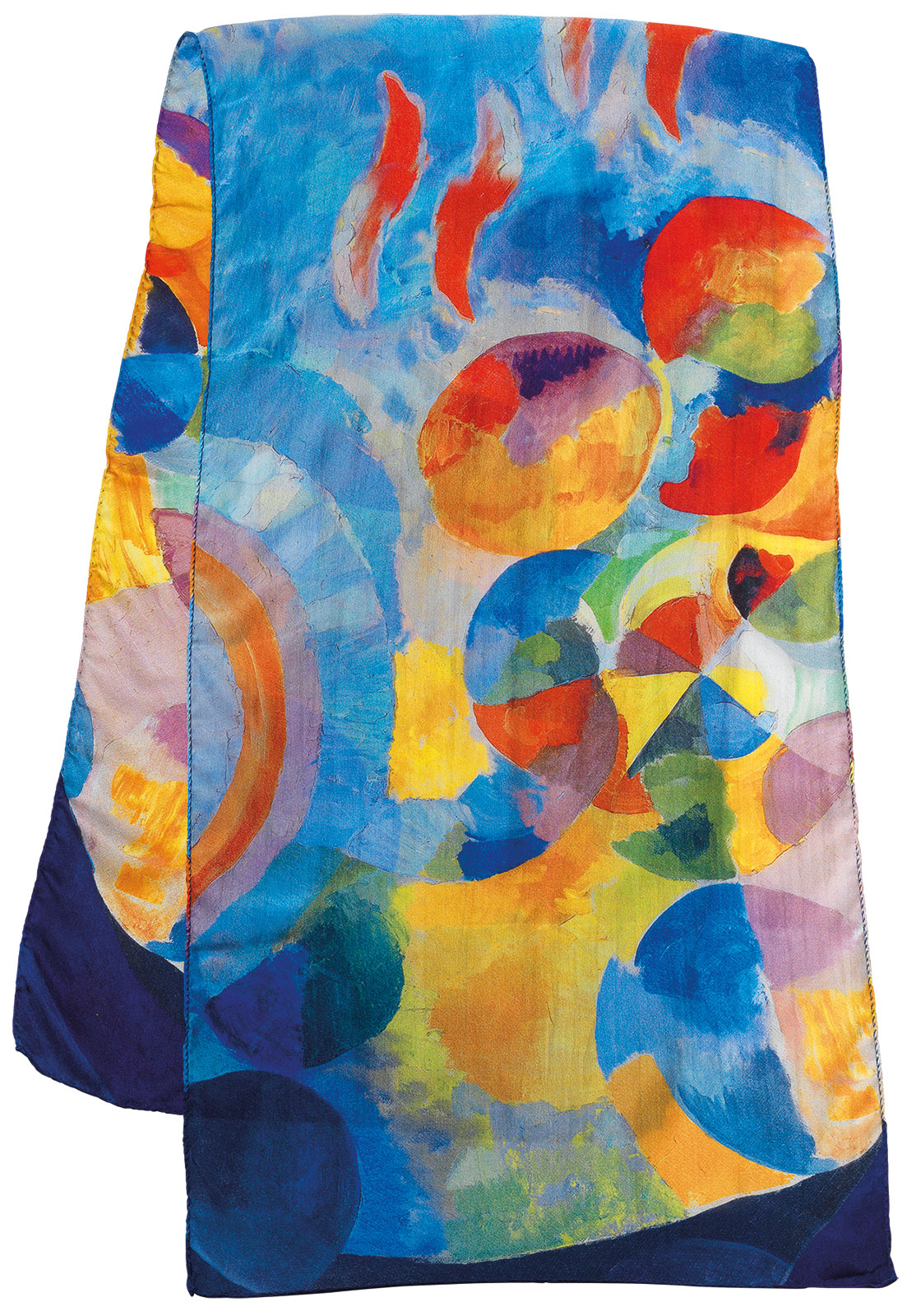 Robert Delaunay: Seidenschal ‚Formes Circulaires‘ (1912)