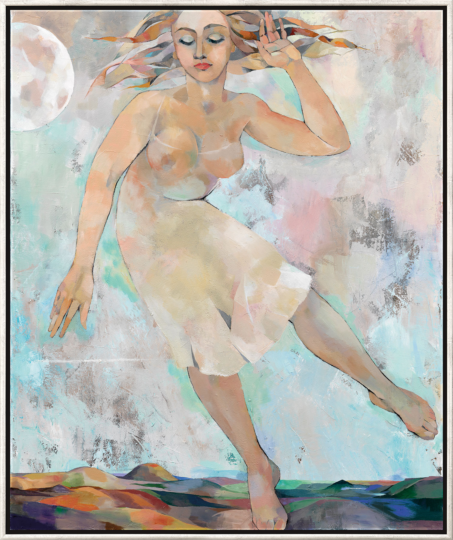 Marina Krasnitskaya: Bild ‚Illusion‘ (2018), gerahmt