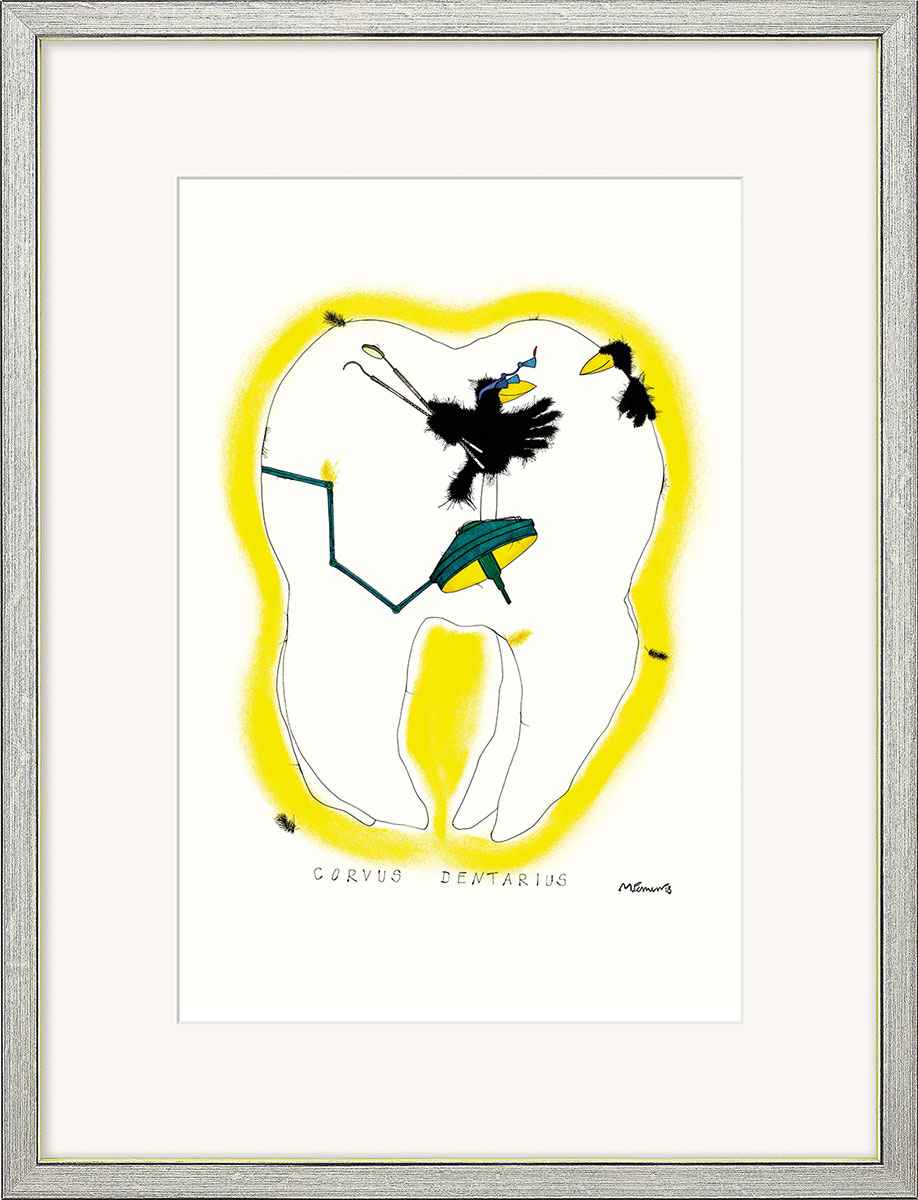 Michael Ferner: Bild ‚Corvus Dentarius‘ , gerahmt