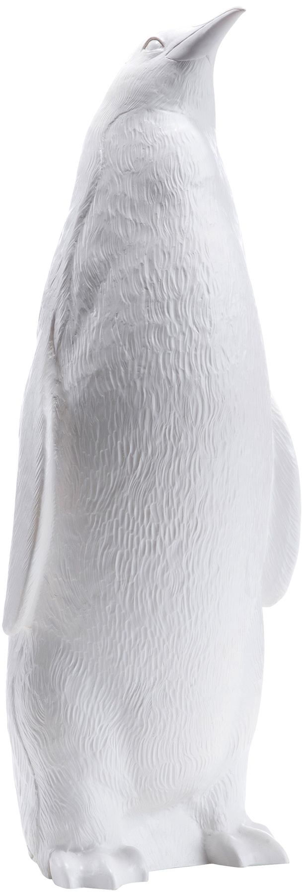 Ottmar Hörl: Skulptur ‚Pinguin II aufrecht‘ (2006), weiße Version