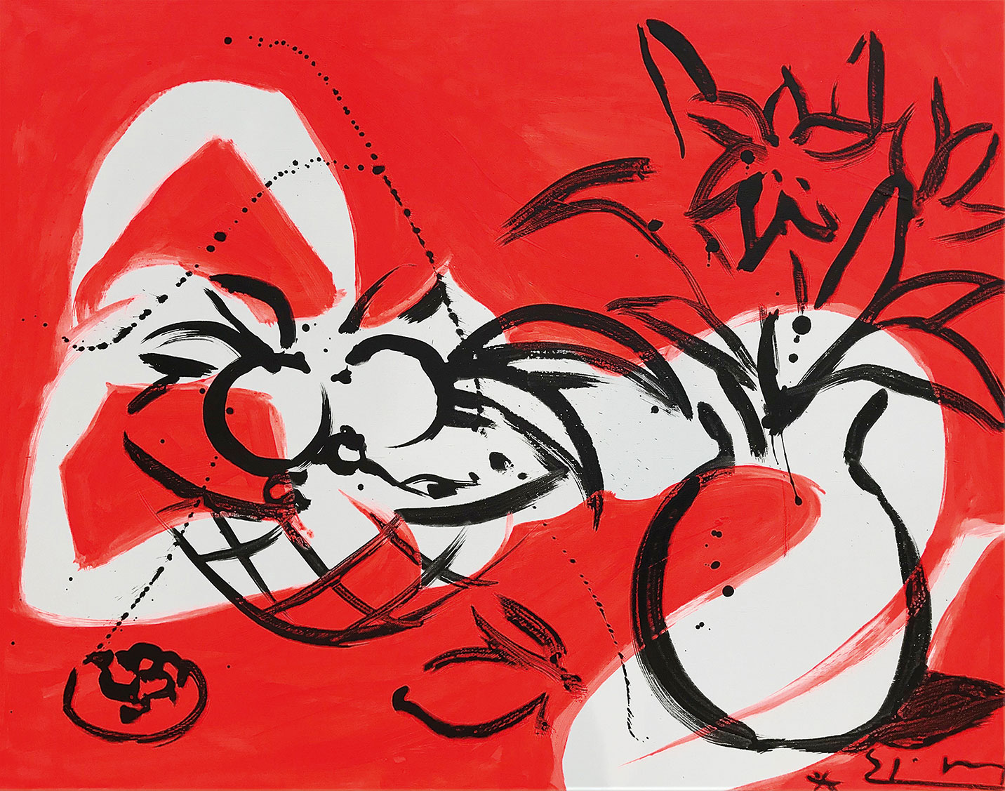 Stefan Szczesny: Bild ‚Ohne Titel‘ (2018) (Original / Unikat), auf Keilrahmen