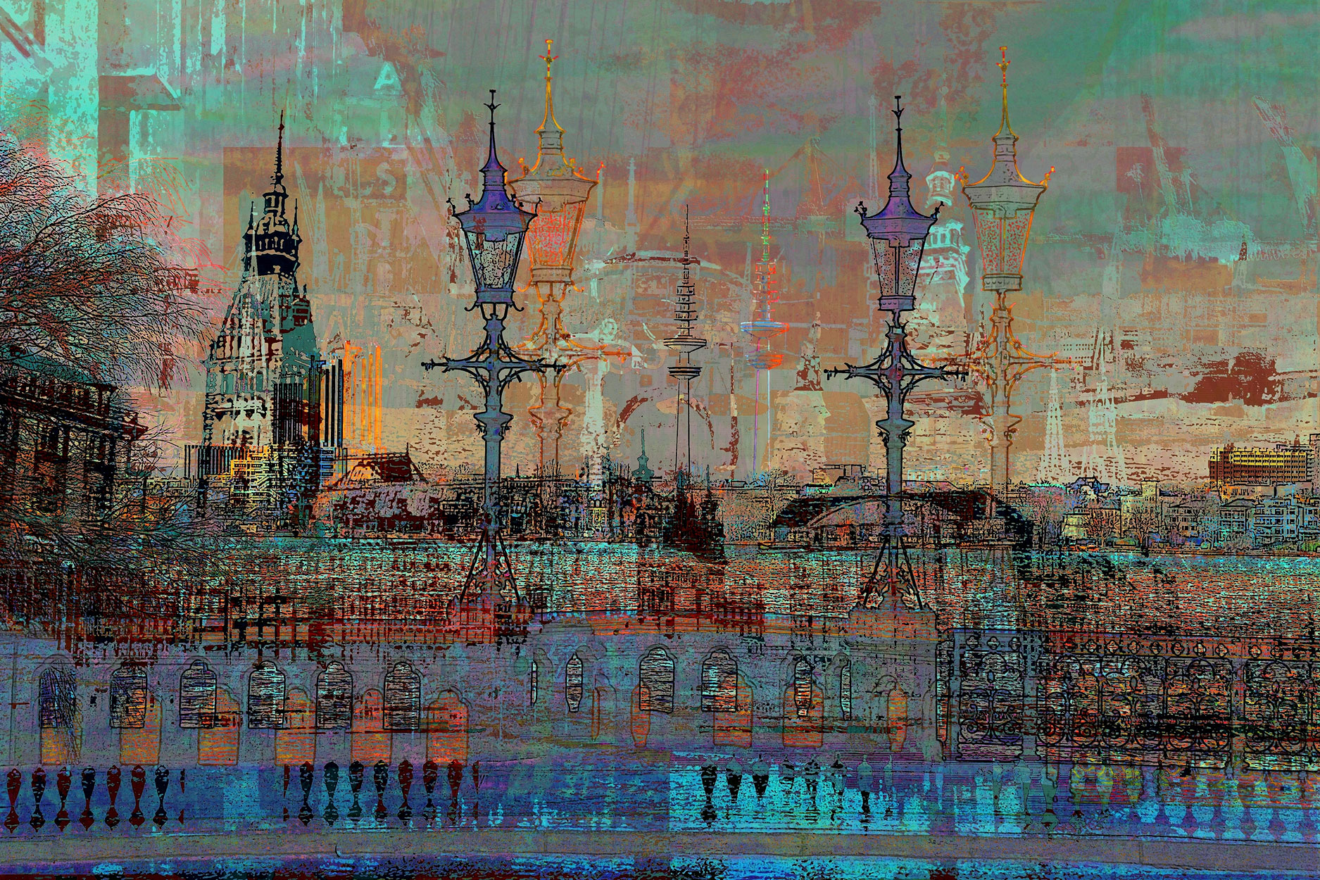 Asghar Keyhanian: Bild ‚Binnenalster‘