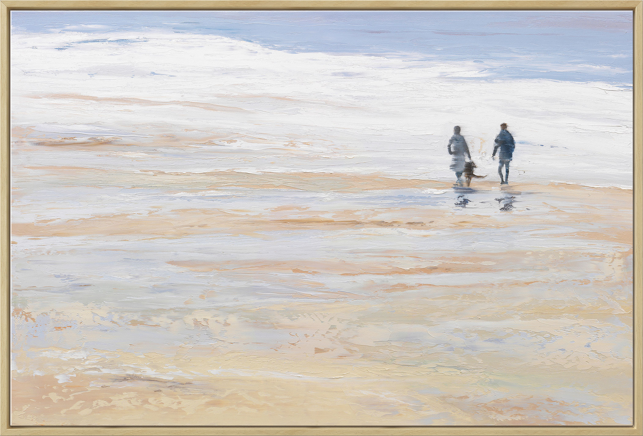 Anja Struck: Bild ‚Das rauschende Meer‘ (2016), gerahmt