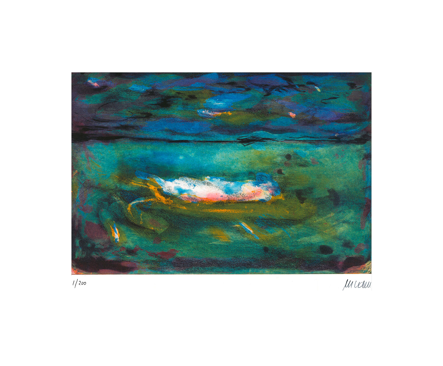 Armin Mueller-Stahl: Bild ‚Blick in die Weite‘ (2018), ungerahmt