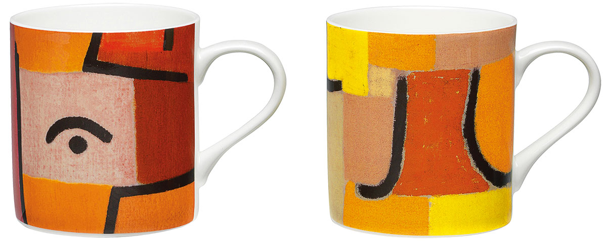 Paul Klee: 2 Becher mit Künstlermotiven im Set, Porzellan