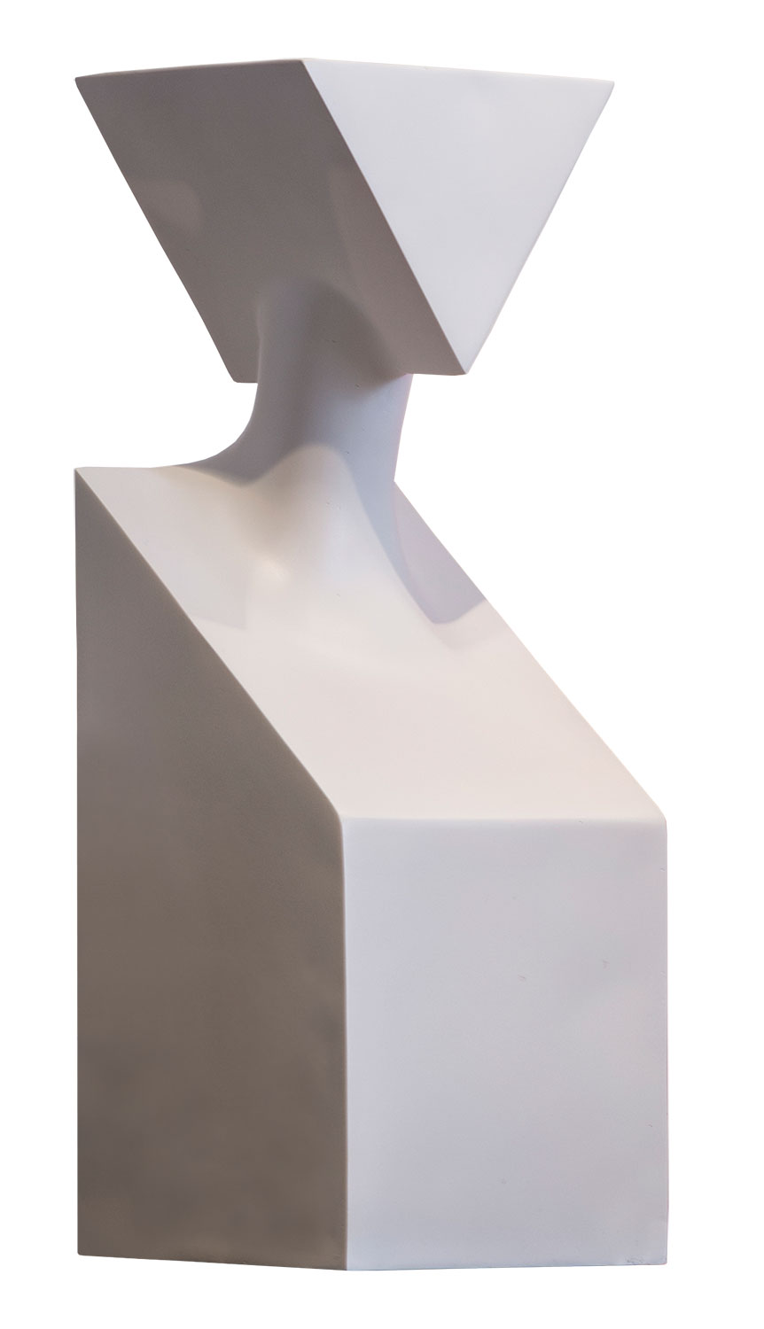 Renaat Ramon: Skulptur ‚The Muses Thalia‘, Version in Kunstguss weiß