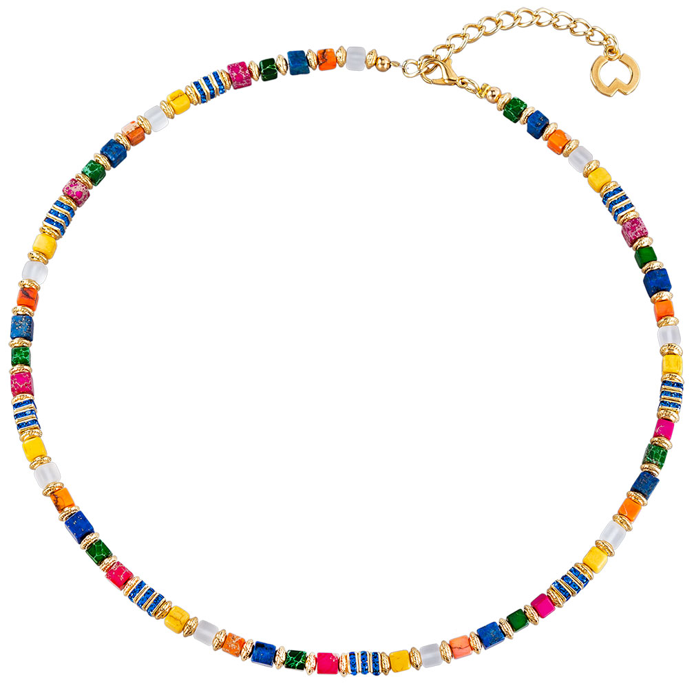 Petra Waszak: Collier ‚Kolibri‘ – nach Franz Marc, Schmuck