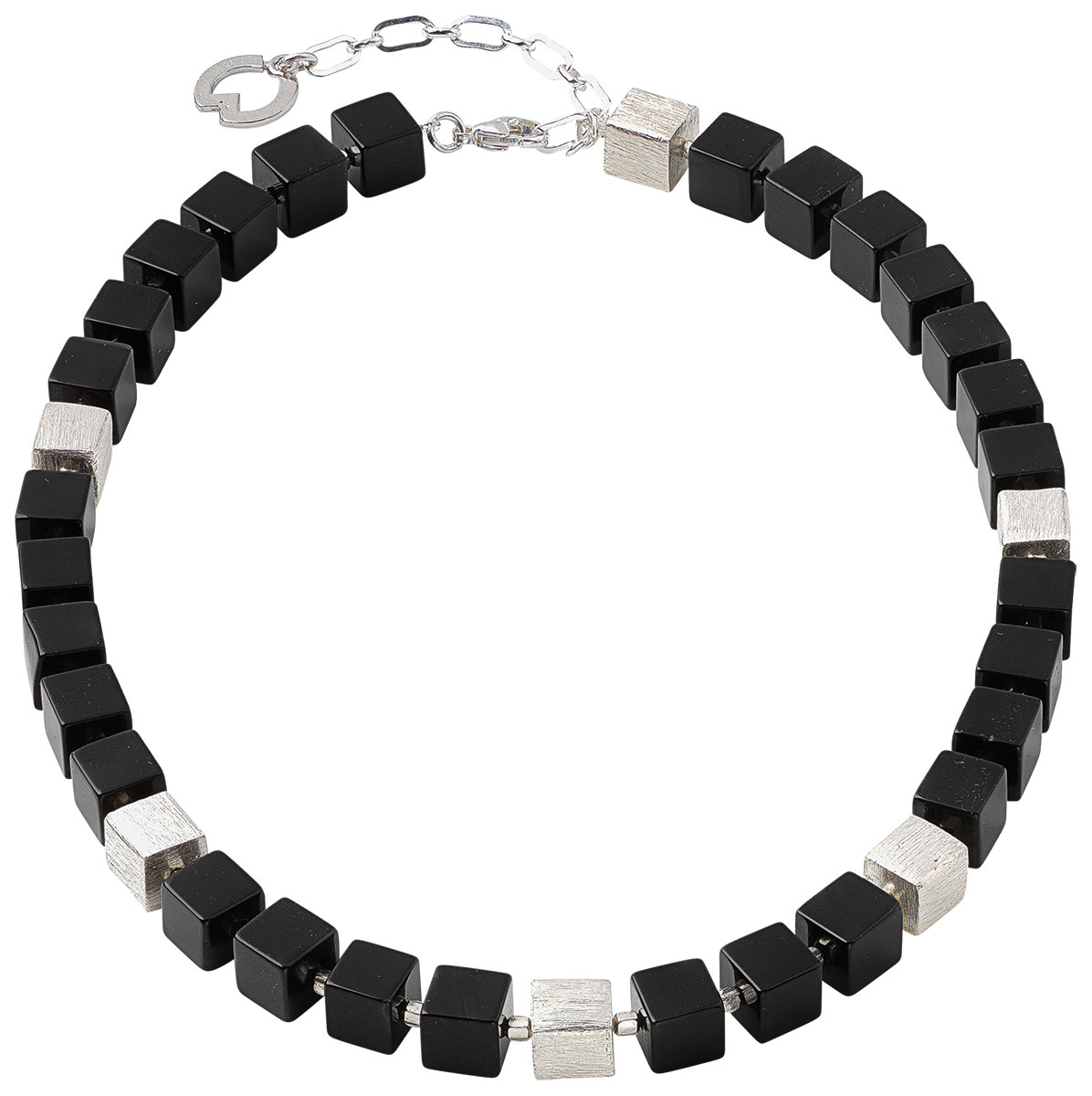 Petra Waszak: Collier ‚Cubes‘, Schmuck