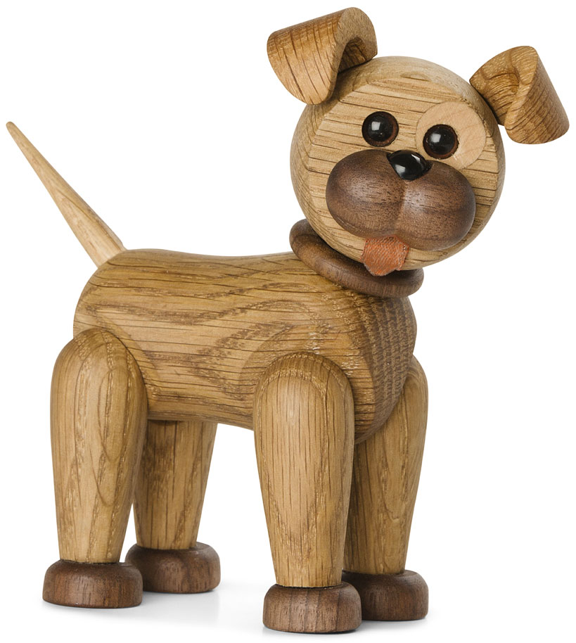 Spring Copenhagen: Holzfigur ‚Happy the Dog‘ – Design Chresten Sommer