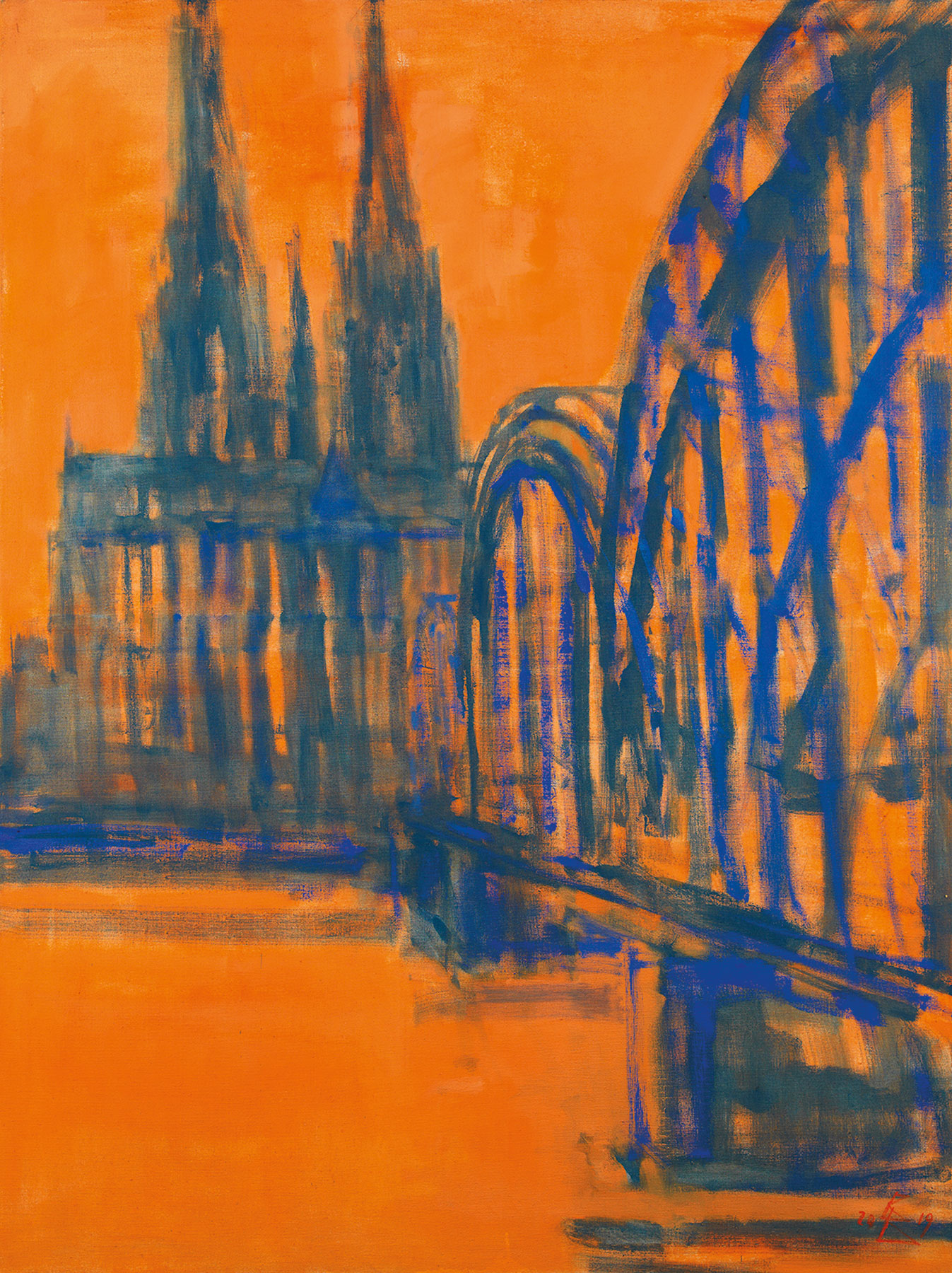 Wolf Bertram Becker: Bild ‚Kölner Dom‘ (2019)