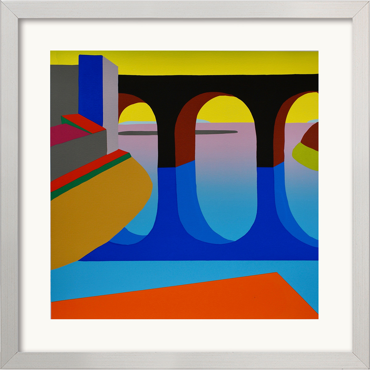 Julia Steinberg: Bild ‚FonFon‘ (2014), gerahmt