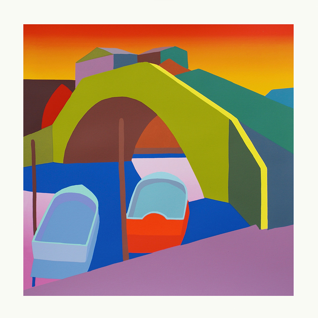 Julia Steinberg: Bild ‚Canale‘ (2015), ungerahmt