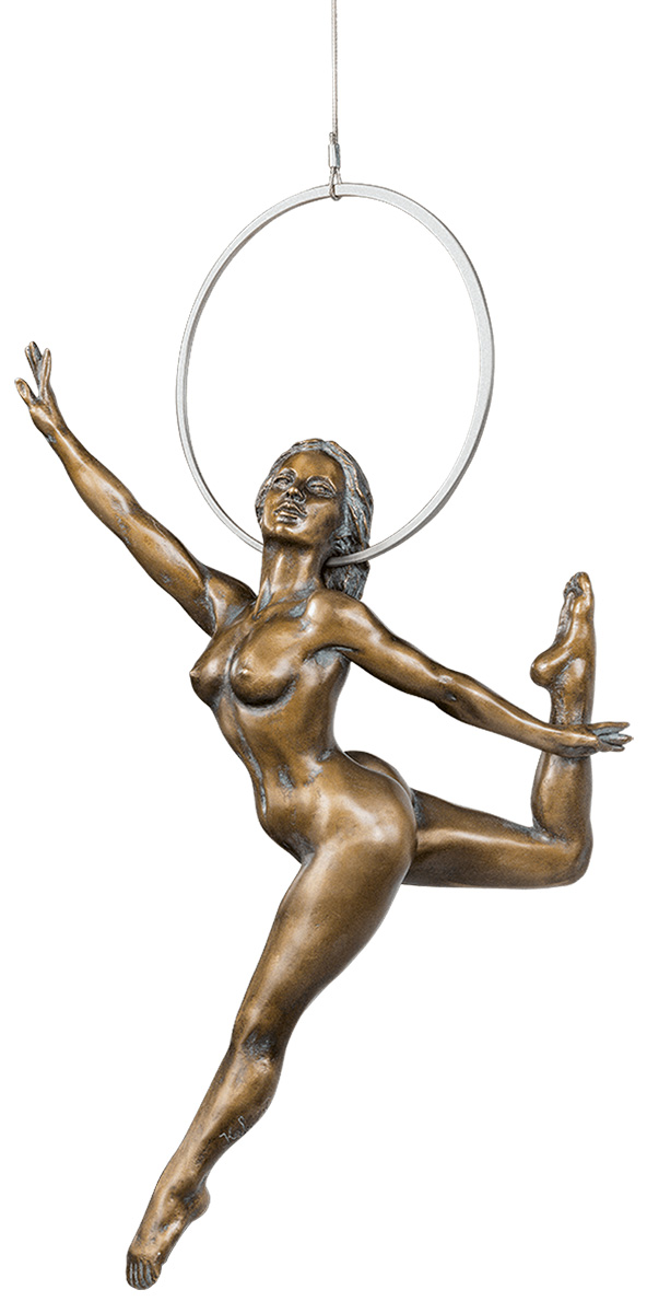 Karin Lutz: Skulptur ‚Hadar‘, Bronze