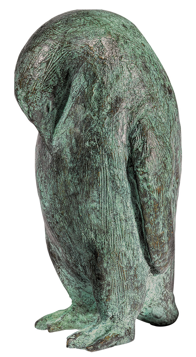 Kurt Arentz: Skulptur ‚Pinguin‘, Bronze