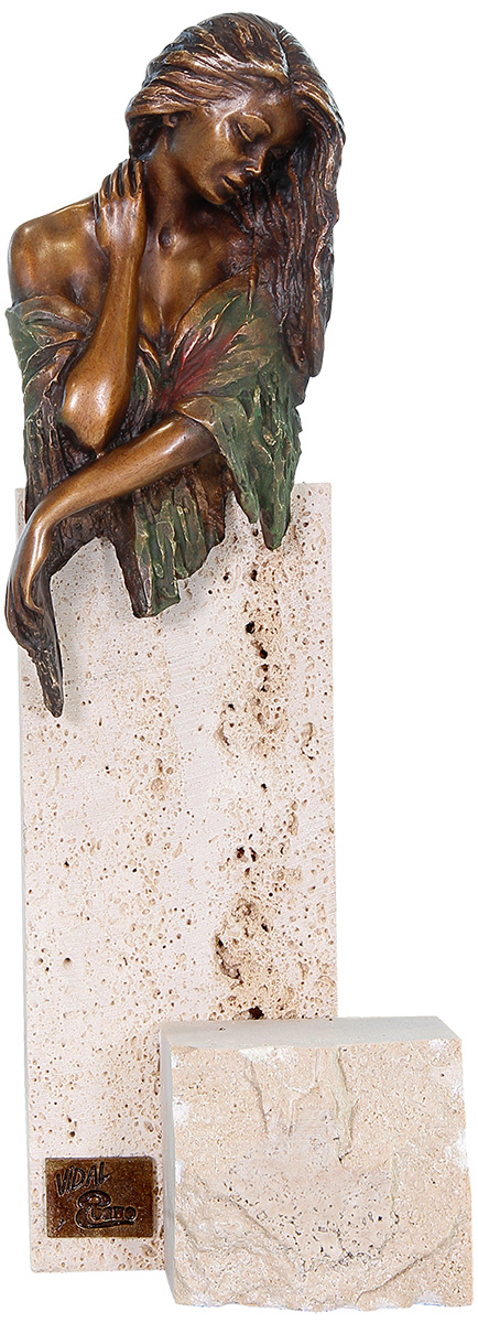 Manel Vidal: Skulptur ‚Evenfall – La Gracia‘, Bronze