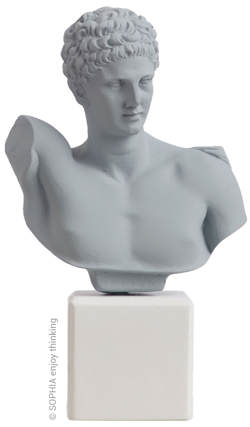 SOPHIA enjoy thinking: Büste ‚Hermes light grey‘