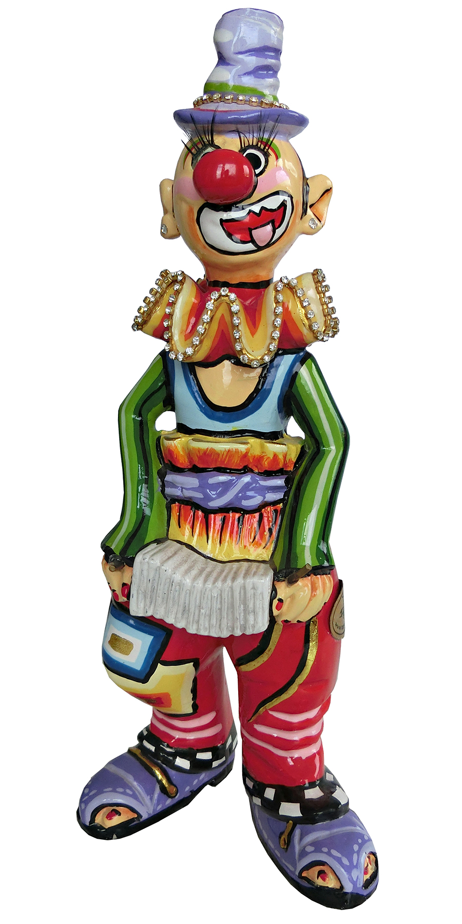 Tom’s Drag: Skulptur ‚Clown Udino‘, Kunstguss