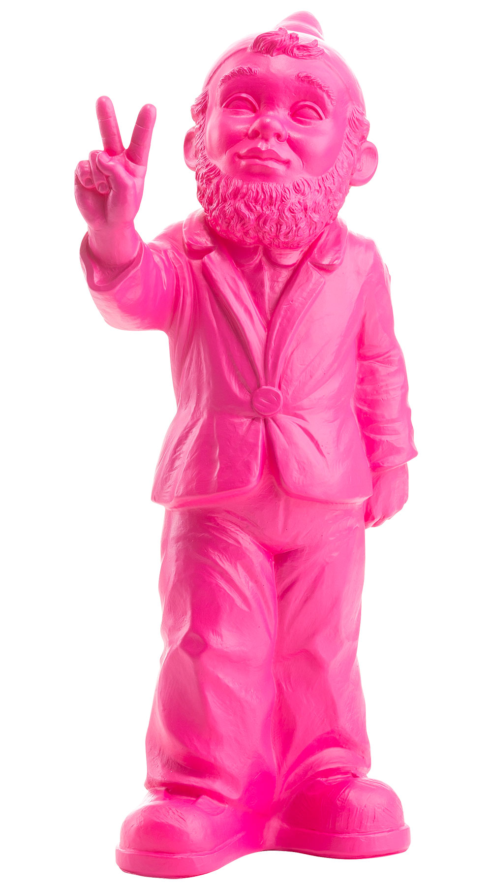 Ottmar Hörl: Skulptur ‚Zwerg Victory‘ (2012), Version in Pink
