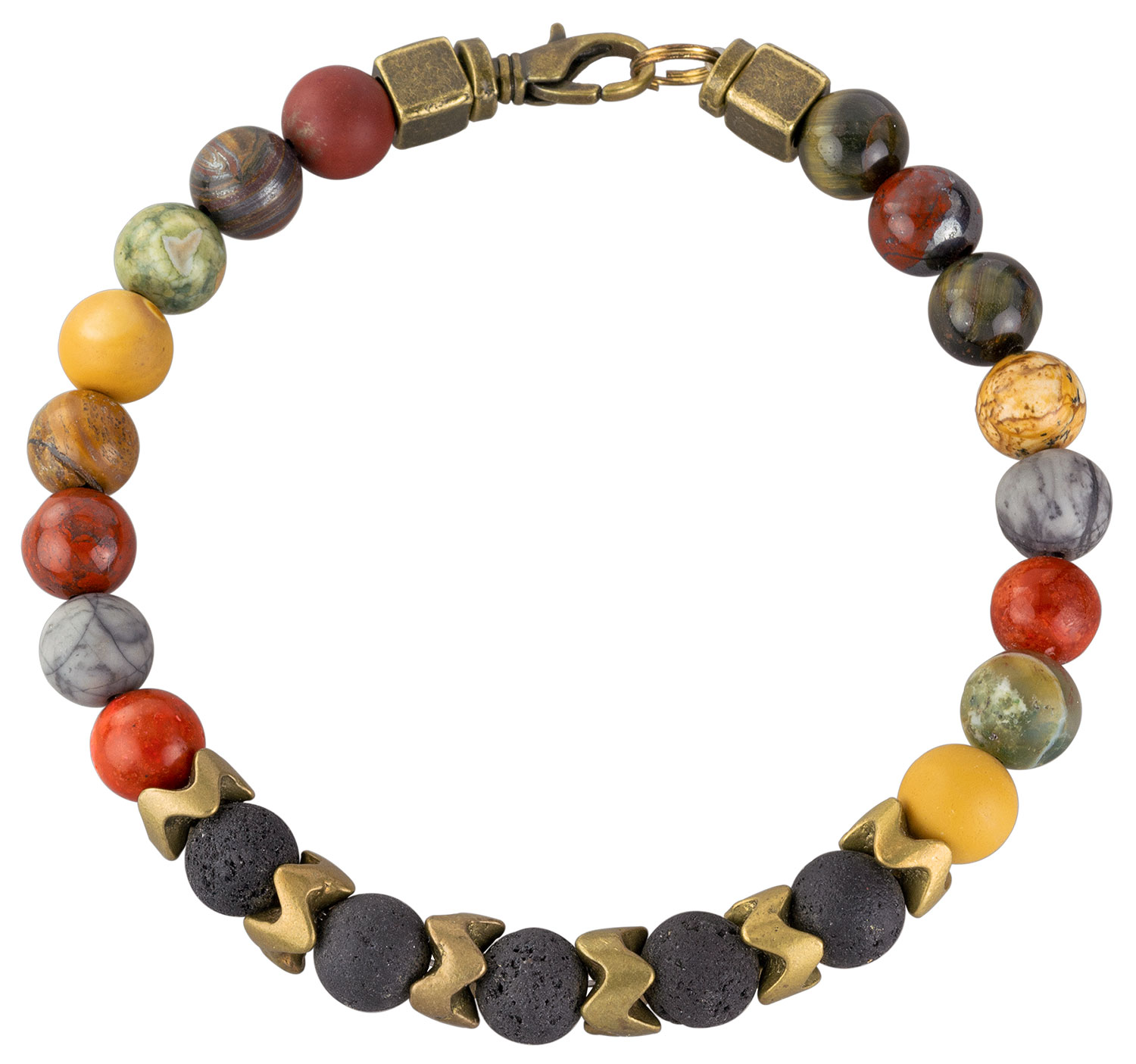 Petra Waszak: Herrenarmband ‚Vulcano‘