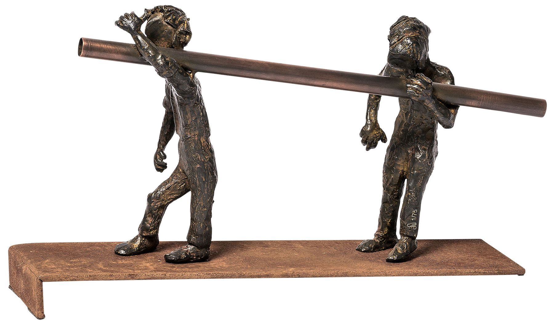 Freddy de Waele: Skulptur ‚Teamwork‘, Bronze