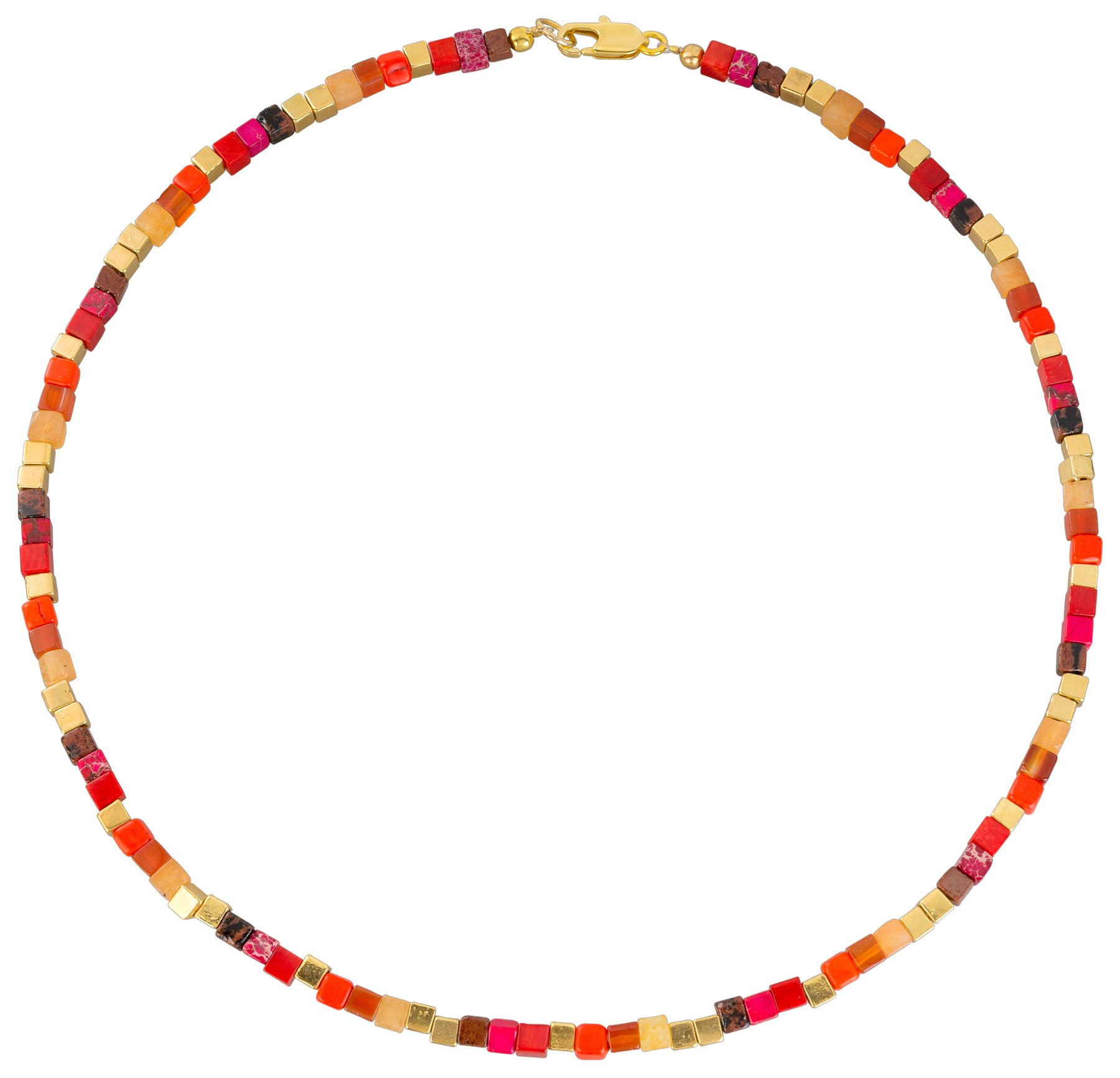 Petra Waszak: Collier ‚Morgenröte‘, Schmuck