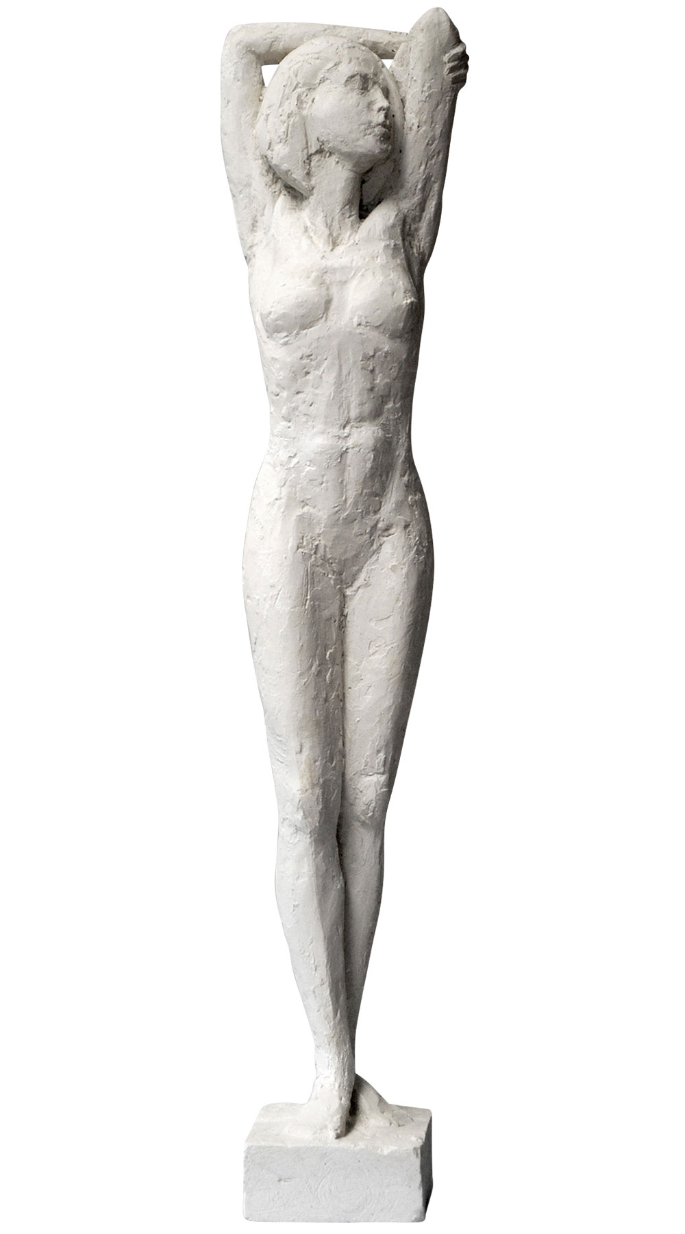Angelika Kienberger: Skulptur ‚Entspannt‘ (2013), Steinguss