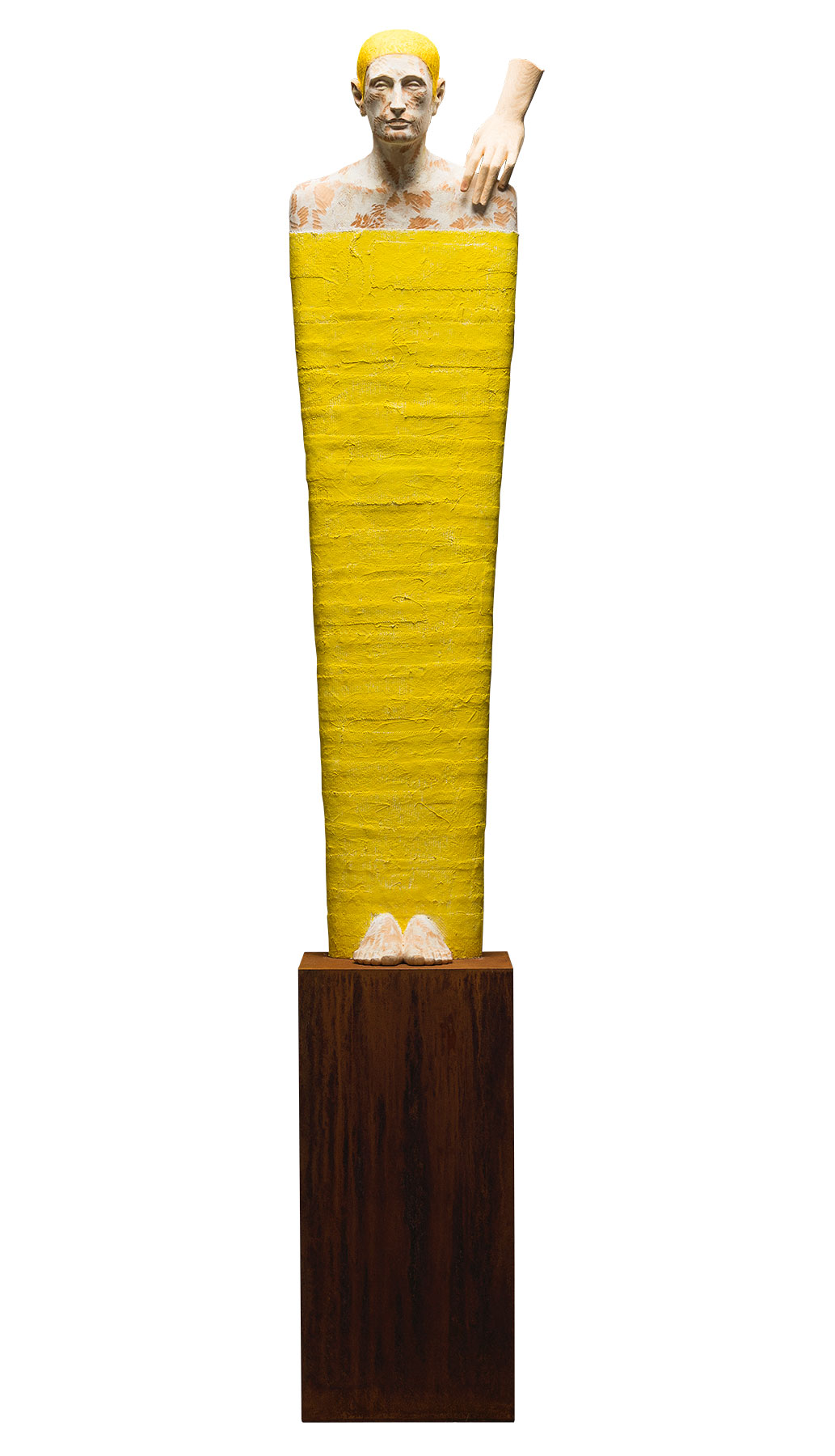 Eric Perathoner: Skulptur ‚Resonanz zweier Seelen‘ (Original / Unikat), Holz