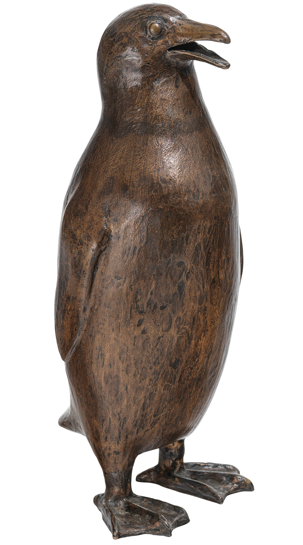 Kurt Arentz: Gartenskulptur ‚Pinguin‘, Bronze